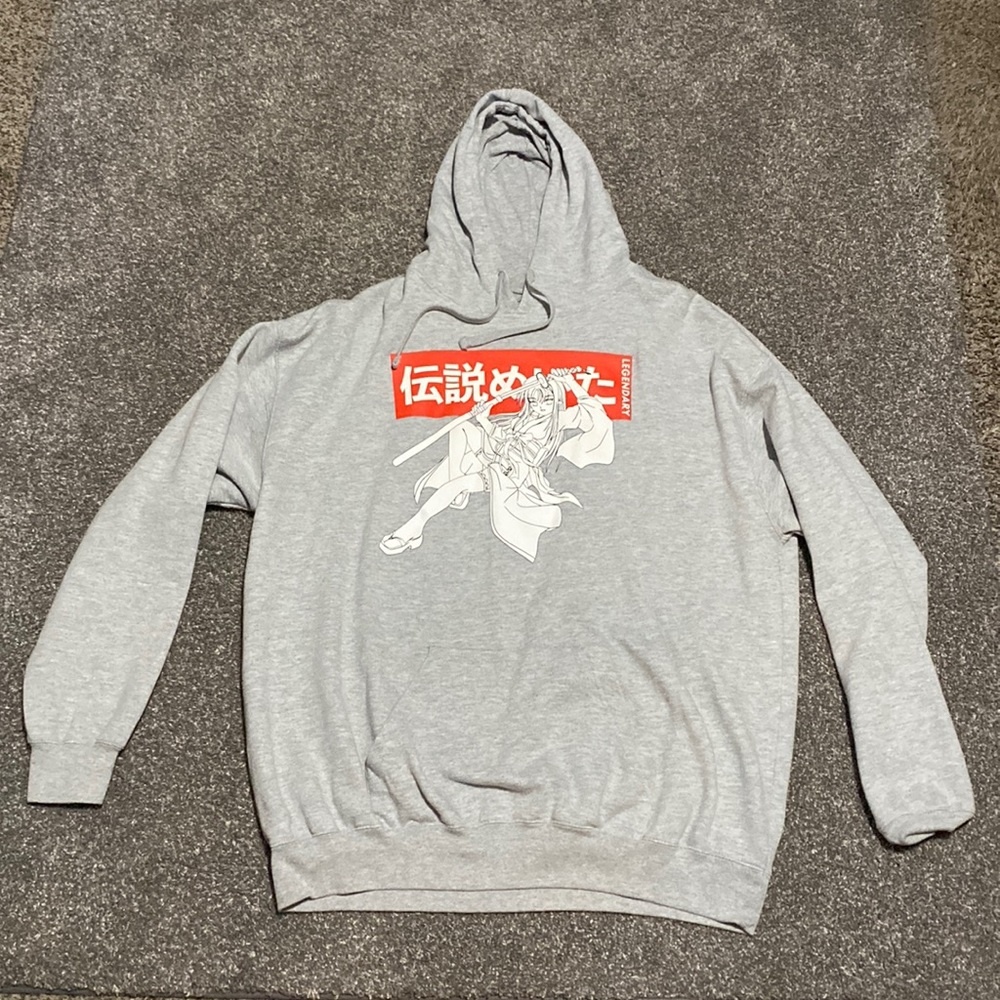 legendary anime inspired hoodie